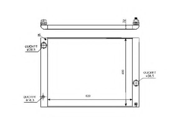 Imagine Radiator, racire motor NRF 53728