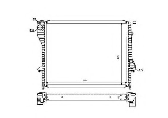 Imagine Radiator, racire motor NRF 53730