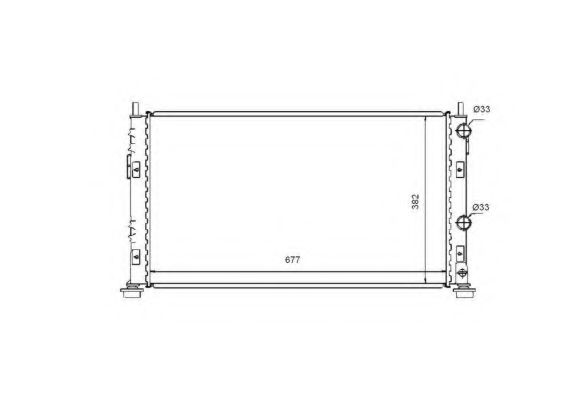 Imagine Radiator, racire motor NRF 53733