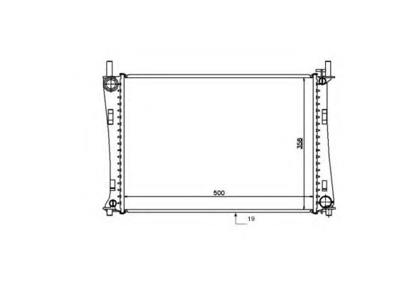 Imagine Radiator, racire motor NRF 53740