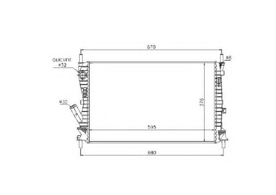 Imagine Radiator, racire motor NRF 53743