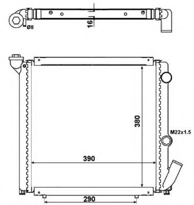 Imagine Radiator, racire motor NRF 53781