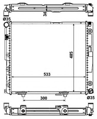 Imagine Radiator, racire motor NRF 53785