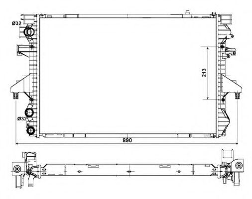 Imagine Radiator, racire motor NRF 53796