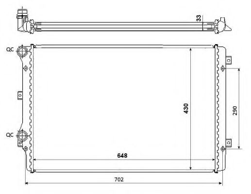 Imagine Radiator, racire motor NRF 53816