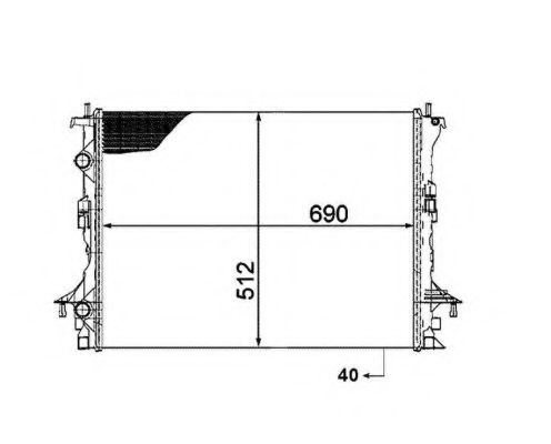 Imagine Radiator, racire motor NRF 53820