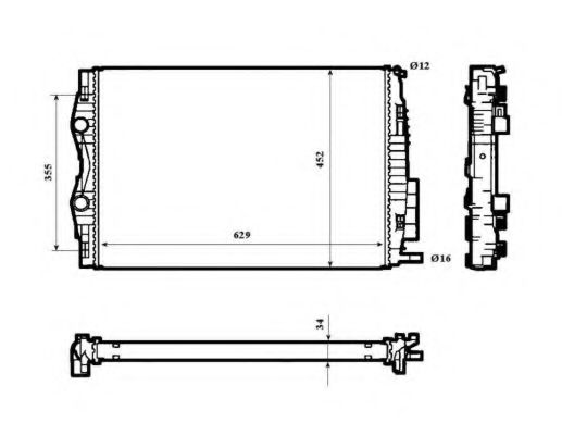 Imagine Radiator, racire motor NRF 53843