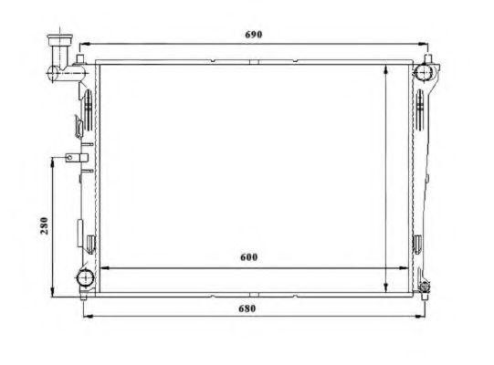 Imagine Radiator, racire motor NRF 53845