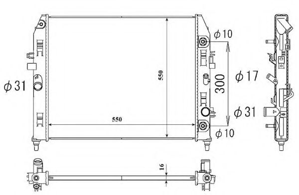 Imagine Radiator, racire motor NRF 53851