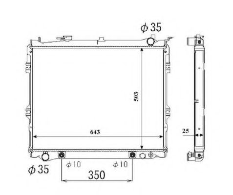 Imagine Radiator, racire motor NRF 53853