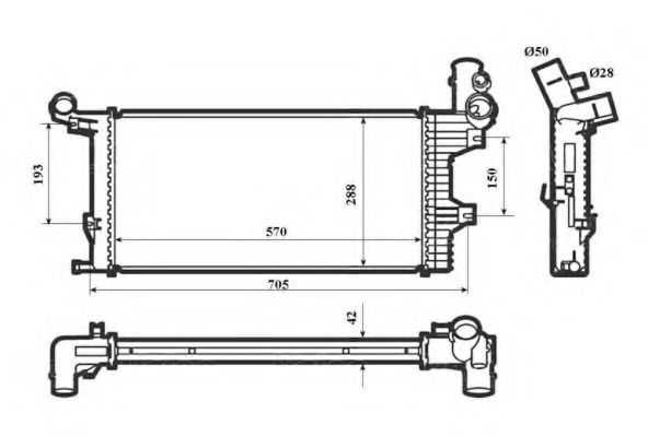 Imagine Radiator, racire motor NRF 53856