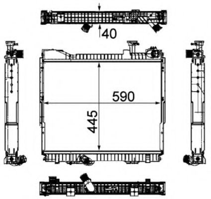 Imagine Radiator, racire motor NRF 53860