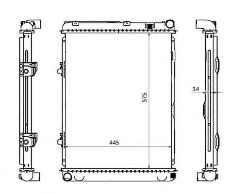 Imagine Radiator, racire motor NRF 53865