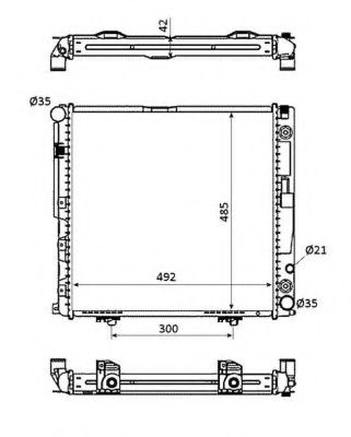 Imagine Radiator, racire motor NRF 53872