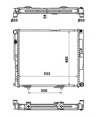 Imagine Radiator, racire motor NRF 53874