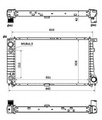 Imagine Radiator, racire motor NRF 53877