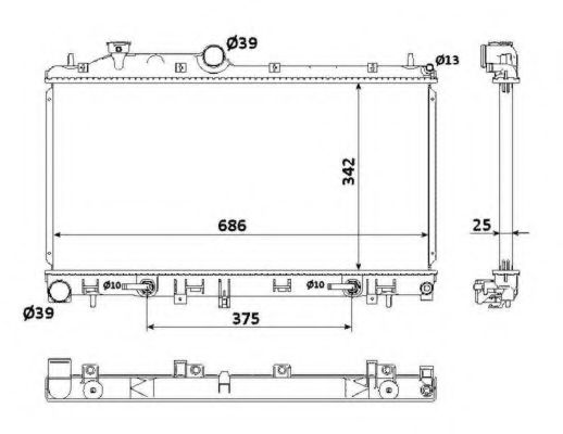 Imagine Radiator, racire motor NRF 53886