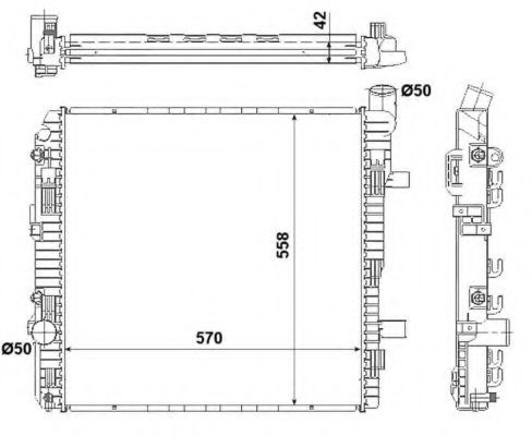 Imagine Radiator, racire motor NRF 53891