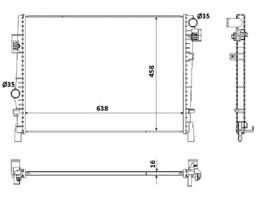 Imagine Radiator, racire motor NRF 53901