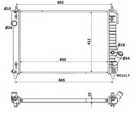 Imagine Radiator, racire motor NRF 53903