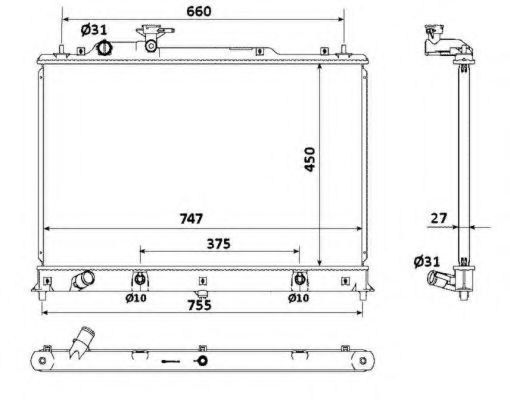 Imagine Radiator, racire motor NRF 53904