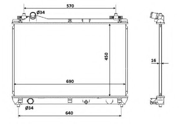 Imagine Radiator, racire motor NRF 53915