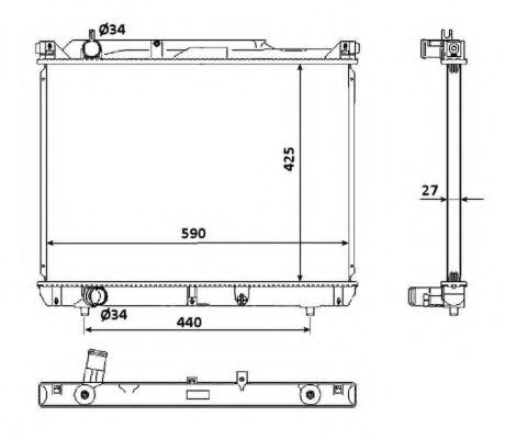 Imagine Radiator, racire motor NRF 53916