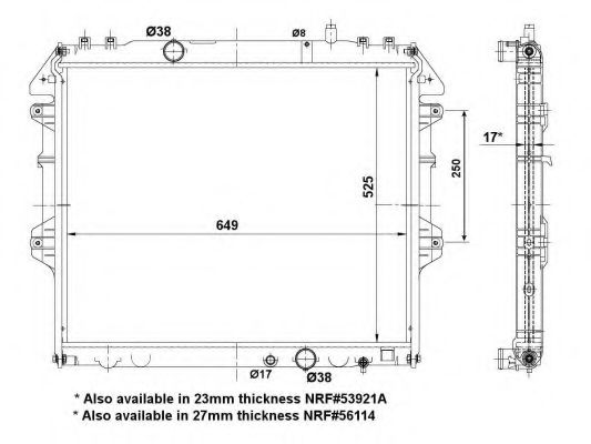 Imagine Radiator, racire motor NRF 53921