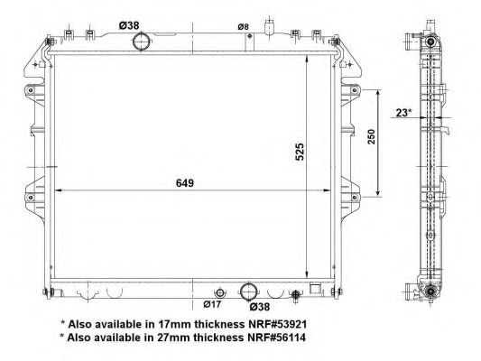 Imagine Radiator, racire motor NRF 53921A