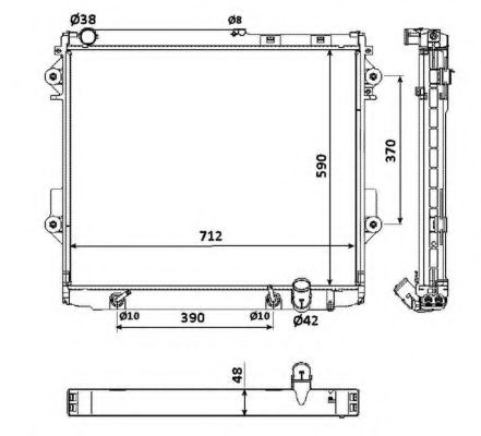 Imagine Radiator, racire motor NRF 53924