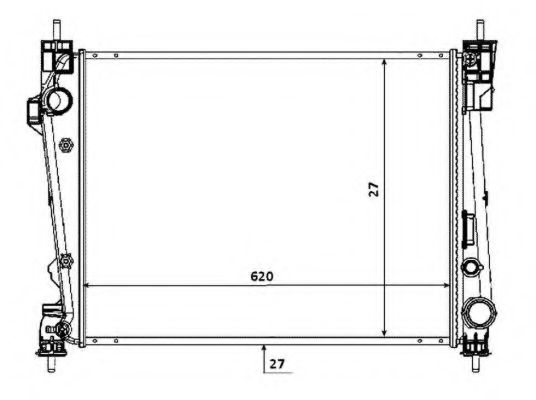 Imagine Radiator, racire motor NRF 53933