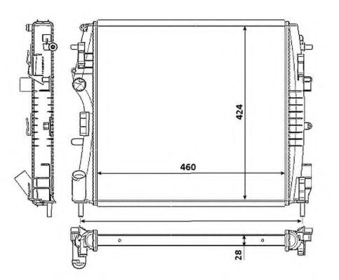 Imagine Radiator, racire motor NRF 53938