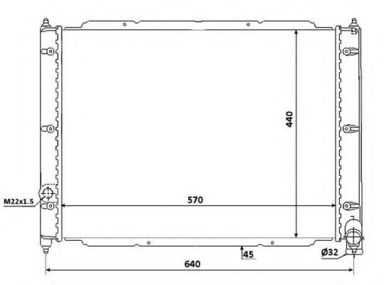 Imagine Radiator, racire motor NRF 53944