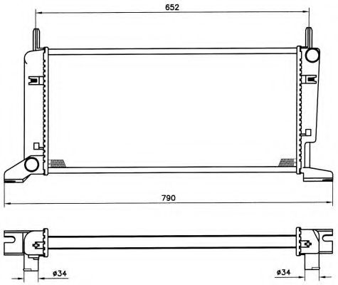 Imagine Radiator, racire motor NRF 539500