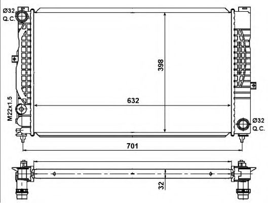 Imagine Radiator, racire motor NRF 539504