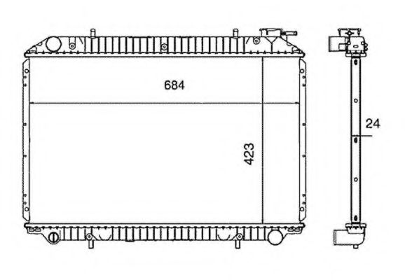 Imagine Radiator, racire motor NRF 539534