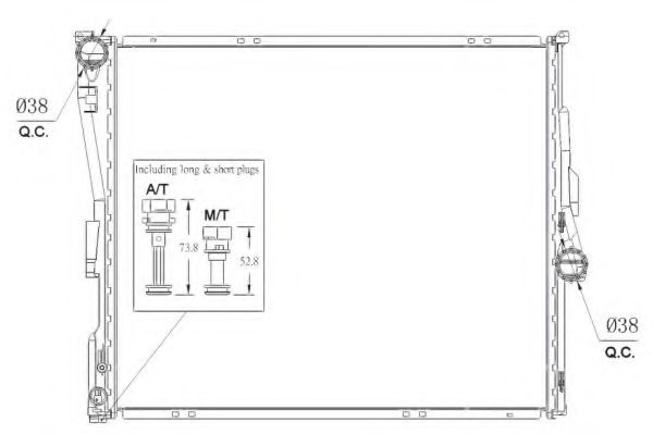 Imagine Radiator, racire motor NRF 53956