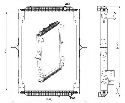 Imagine Radiator, racire motor NRF 539564