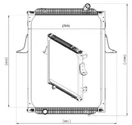 Imagine Radiator, racire motor NRF 539700