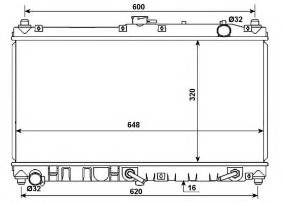 Imagine Radiator, racire motor NRF 53977