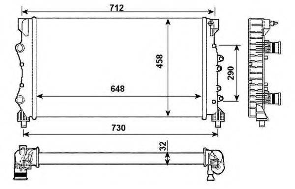 Imagine Radiator, racire motor NRF 53990