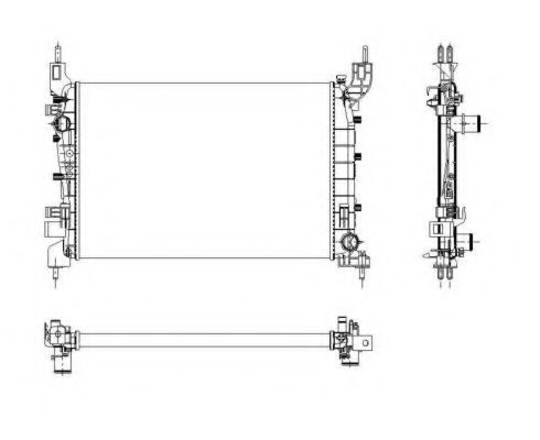 Imagine Radiator, racire motor NRF 54504