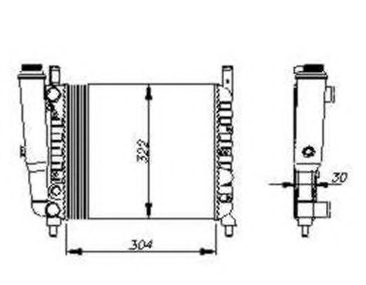 Imagine Radiator, racire motor NRF 54679