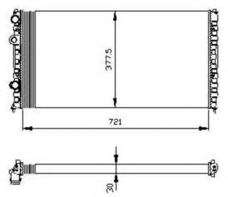 Imagine Radiator, racire motor NRF 54696