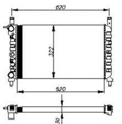 Imagine Radiator, racire motor NRF 54702