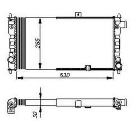 Imagine Radiator, racire motor NRF 54704