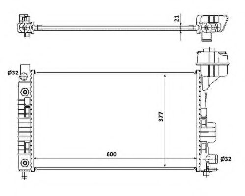 Imagine Radiator, racire motor NRF 54718