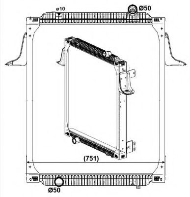 Imagine Radiator, racire motor NRF 549563