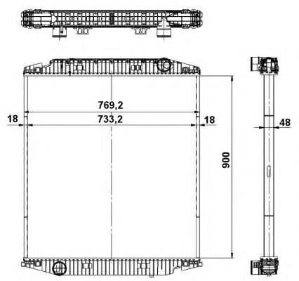 Imagine Radiator, racire motor NRF 549568