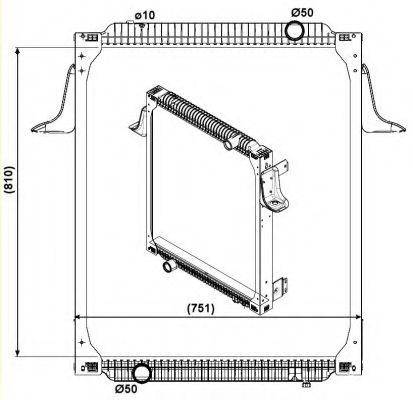 Imagine Radiator, racire motor NRF 559563